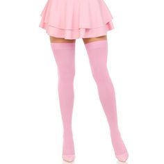 LEG AVENUE/SKU DISTRIBUTORS INC Costume Accessories Pink Nylon Thigh-High Socks for Adults 714718570204 Pink Stockings, New Halloween Costumes, Gothic Costume, Horror Costume, Onesie Costumes, Party Expert, Goddess Costume, Festival Costumes, Game Costumes