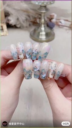 Embrace the Beauty of Chinese Painting: Mountain and Fairy Crane Nail Design #ChinesePaintingNails #MountainNails #FairyCraneNails #NailArtInspiration #NailGoals #AsianArtNails #NailSwag #NailArtAddict #NailsofInstagram #NailDesigns #NatureInspiredNails #ArtisticNails #ChineseCulture #NailArtTrends #ElegantNails #NailFashion #ChineseArt #NailArtLovers #NailInspo #CreativeNailDesign

Source from Red Note Book
 • Artist 维爱美甲中心 Nail Marker Designs, Chinese Douyin Nails, Chinese Design Nails, Year Of The Dragon Nail Art, Mid Autumn Festival Nails, Chinese Inspired Nails, Chinese Nail Art Design, Sangjit Nail Art, Kimono Nails