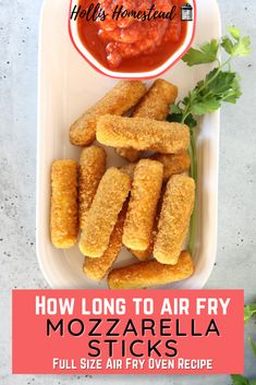 air fried frozen mozzarella sticks with marinara sauce and fresh parsley on a white platter Frozen Mozzarella Sticks, Air Fryer Mozzarella Sticks, Air Fryer Mozzarella, Homemade French Fries, Healthy Family Dinners