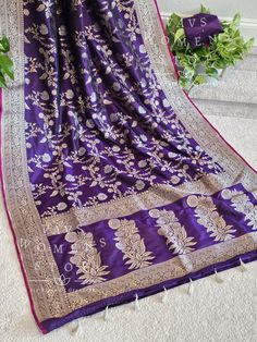 Fall/Pico - Yes done Luxury Katan Silk Dupatta For Wedding, Elegant Purple Traditional Wear With Motifs, Luxury Wedding Dupatta With Traditional Patterns, Luxury Dupatta With Traditional Patterns And Drape, Luxury Dupatta With Zari Weaving In Traditional Drape, Luxury Zari Work Dupatta, Luxury Zari Weaving Traditional Wear For Festivals, Luxury Art Silk Dupatta For Festivals, Luxury Traditional Wear With Zari Weaving For Festivals