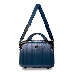 Indulge in opulent travel with The Melrose S from American Green Travel, offering a refined spinner carry-on and a chic vanity case. Drawing inspiration from vintage aesthetics, the durable polycarbonate hard shell showcases metallic corner protectors, coordinating handles, wheels, and hardware for enduring style. Unlock security with the TSA lock and anti-theft zippers on the carry-on, complemented by a retractable carry strap for added ease. Revel in expansive inner compartments, featuring zip Luxury Portable Travel Cases, Luxury Travel Luggage With Detachable Handle, Luxury Luggage With Detachable Handle For Travel, Elegant Luggage For Overnight Trips, Elegant Luggage With Top Carry Handle For On-the-go, Elegant Travel Bag With Luggage Sleeve For Overnight Trips, Elegant Rectangular Luggage For Travel, Elegant Luggage With Sleeve For Trip, Elegant Portable Shoulder Bag For Travel