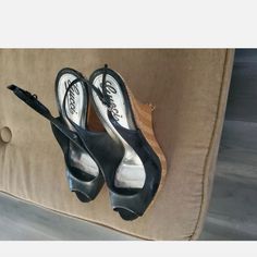 Gucci Women Shoes Size 7.5 Black Wedge Peep Toe Heels-Top Is Good Condition. Heels Need Repair Gucci Women Shoes, Gucci Women, Shoes Gucci, Black Wedge, Shoes Size 7, Gucci Black, Peep Toe Heels, Gucci Shoes, Pumps Heels