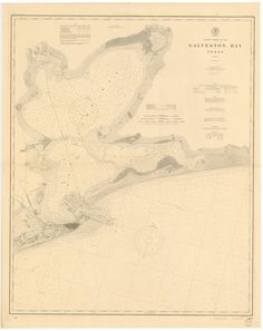 an old map shows the location of several different areas in the area, including land and water