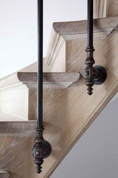 an image of a stair case with railings and handrails on the side