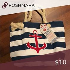 Kids anchor beach tote bag Kids or baby tote bag , canvas material . Never used . Still has the tags. Accessories Bags Baby Tote Bag, Beach Tote Bag, Bag Canvas, Accessories Bags, Beach Tote Bags, Beach Tote, Kids Bags, Canvas Material, Kids Accessories