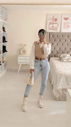 Stil Rock, Outfit Botas, Adrette Outfits, Fest Outfits, Winter Fashion Outfits Casual, Outfit Chic, Neue Outfits, Stylish Work Outfits, Business Outfit