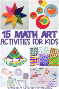 15 math art activities for kids