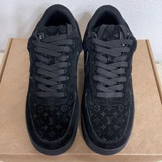 Reposhing This Item I Purchased From @Naysluxwear. Love Them But They Have Been Sitting Unworn Bc They Are Too Big Unfortunately. Perfect Condition !! Questions? Leave A Comment Below! Louis Vuitton Nike Air Force, Louis Vuitton Nike, Shoes Louis Vuitton, Nike Air Force 1 Low, Triple Black, Air Force 1 Low, Virgil Abloh, Nike Air Force 1, Air Force 1