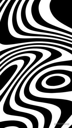 an abstract black and white background with wavy lines