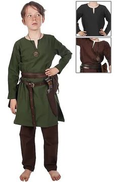 Viking Oc, Viking Costumes, Medieval Tunic, Costume Viking, Ren Faire Outfits, Viking Costume, Medieval Costume, Medieval Clothing, Dnd Characters