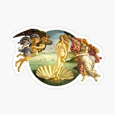 the birth of venus sticker