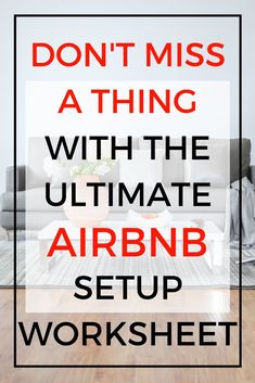 the words don't miss a thing with the ultimate arbn setup worksheet