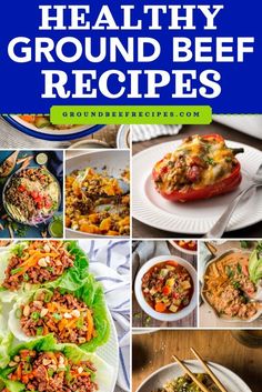 Want more healthy eating ideas? Check out this roundup of healthy dinner options! You'll find salad, soup, stir fry, and other Healthy Ground Beef Recipes the whole family will love. Pin this for later! Low Calorie Ground Beef Recipes Healthy, Ground Beef Recipes High Protein, Gardein Beefless Ground Recipes, Lean Ground Beef Recipe Healthy, Ground Beef Lunch, Healthy Beef Dinner Recipes, Healthy Ground Beef Recipes For Dinner, Lean Ground Beef Recipe, Nourishing Dinner