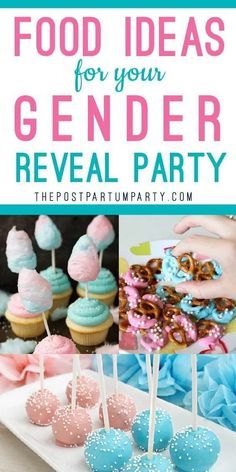 food ideas for your gender reveal party