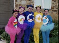 Care Bears Costumes, Care Bear Costume, Halloween Kostüm Baby, Care Bears Halloween Costume, Costumes Faciles, Diy Group Halloween Costumes, Costumes For Work, Best Group Halloween Costumes, Halloween Costumes For Work