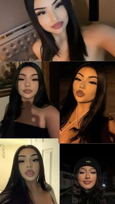 FANTASTIC🤙💅🏻 Maquillaje Baddie Girl, Latina Eyebrows, Ig Baddie Makeup, Hispanic Makeup, Chicana Makeup, Latina Wallpaper, Insta Baddie Makeup, Mexican Makeup, Latina Makeup Looks