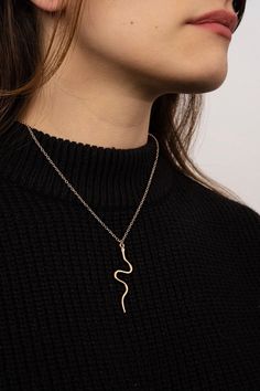 Snake Necklace Gold Serpent Necklace Gift for Her Dainty - Etsy Norway Snake-shaped Metal Necklace For Gift, Metal Snake Shape Necklace As Gift, Metal Snake-shaped Necklace For Gift, Minimalist Snake Shape Jewelry With Delicate Chain, Minimalist Metal Snake-shape Chain Necklace, Minimalist Metal Snake Shape Chain Necklace, Minimalist Snake Shape Chain Necklace For Gift, Minimalist Snake Shape Necklace With Adjustable Chain, Metal Snake-shape Chain Necklace As A Gift