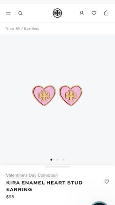 Charming Pink Heart Jewelry, Cute Pink Heart Print Jewelry, Luxury Pink Jewelry With Heart Charm, Xoxo Jewelry, Xo Jewelry, Pandora Bracelet Designs, Pretty Ear Piercings