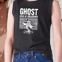 Graphic Tank Top, Casual Ghost Giver Of Goosebumps Classic Tank Top Style, Unisex Tank Top, Cute Summer Tops The post Ghost Giver Of Goosebumps Classic Tank Top Style appeared first on Cool Trendy Tees. Cheap Halloween Tank Tops, Cheap Halloween Graphic Print Tank Top, Cheap Tank Tops For Halloween, Trendy Tank Tops, Trendy Tees, Cute Summer Tops, Popular Fashion, Trendy Tee, Top Cute