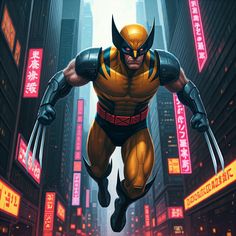 Witness the ferocious power of Wolverine as he leaps through the neon-lit streets of a bustling city. This stunning artwork captures the iconic X-Men hero in all his glory.
Wolverine, X-Men, superhero, Marvel, action, cyberpunk, artwork, digital art, fanart, neon, city, futuristic, #Wolverine, #XMen, #Marvel, #superhero, #fanart, #digitalart, #artwork, #cyberpunk, #neon, #city, #futuristic,#wallpaperforyourphone Cyberpunk Neon City, Cyberpunk Artwork, Superhero Fanart, Wolverine Claws, Wolverine Xmen, Neon City, Marvel Superhero, Bustling City, Art Fanart