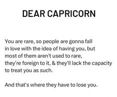 the poem dear capricorn is written in black and white