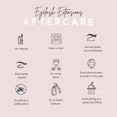 Eyelash Extension Aftercare, Eyelash Aftercare, Lash Extensions Care, Eyelash Extensions Care, Eyelash Extensions Aftercare, Lash Care