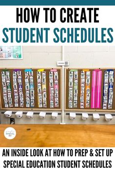 an inside look at how to prep and set up special education student schedules for students