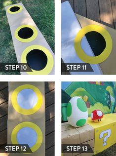 the steps to make a super mario mushroom game