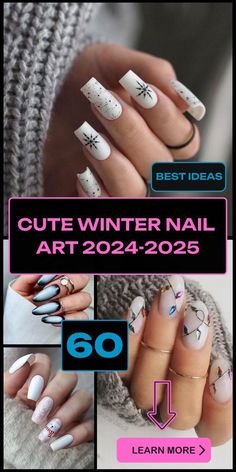 Classy Holiday Nails, Art Ideas For Christmas, Winter Nail Art Ideas, Winter Nail Art Designs, Christmas Styles, Warm Drinks, Stylish Nails Designs, Gel Designs, Ideas For Christmas