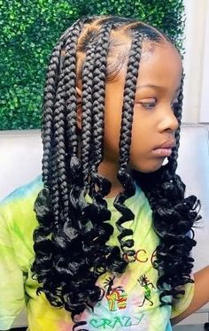 Hair Styles For Girls Kids Black, Natrual Black Girls Hairstyles Braid, Teenage Black Girls Braided Hairstyles, Hairstyles For Little Black Girls Kids Easy Braids, Hairstyles For Little Black Girls Braids, Cute Hairstyles For Year 7 Old Braids, Hair For Black Girls Kids, 4 Part Braid Hairstyles, Black Girls Hairstyles Little Kids