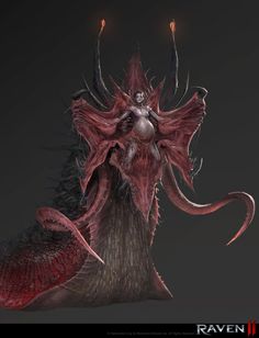 ArtStation - RAVEN2 work Creature Concept Design, Cryptic Monsters, Corrupted Character, Re Monster, Monster Inspiration, Drider Art, Dream Monster, Insect Creature, Ghost Creature Design