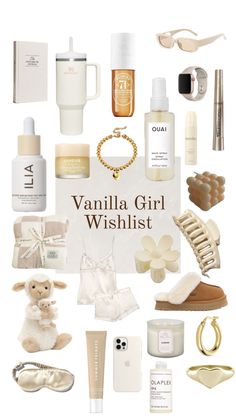 Vanilla Girl Wishlist🤍 #vanillagirlasthetic #vanilla #aesthentic #vanillagirlguide #wishlist Vanilla Girl Wishlist, Aesthetic Amazon Finds, Girl Wishlist, 30 Aesthetic, Aesthetic Amazon, Christmas Wish List, Cute Gifts For Friends, Vanilla Girl