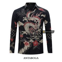 Our batik shirt is made by using premium cotton twill fabric. Original soft cotton and high-quality print make users fall in love with it over and over again. This handmade stylish t-shirt is a perfect gift for friends, brothers, sports lovers, boxers, gym trainers, etc. 🔥Arkanza Slimfit Batik🔥 ✔Premium Batik ✔Printed Batik ✔Primisima Cotton Material ✔Ero Golden Furing Already Layered ✔Neat, Durable & Strong Boutique Stitching ✔Cool & Comfortable to Wear ✔Order now before it's sold out 👕Size Chart👕 📏S = Bust 100; Shirt Length 70 📏M = Bust 104; Shirt Length 71 📏L = Bust 108; Shirt Length 72 📏XL = Bust 112; Shirt Length 73 📏XXL = Bust 116; Shirt Length 74 💚 Thanks for Your Cooperation 💚 Have a Pleasant Shopping Experience. oooooo Casual Cotton Shirt With Motif, Long Sleeve Cotton Tops With Batik Print, Casual Black Shirt With Batik Print, Traditional Cotton Shirt With Graphic Print, Cotton Batik Print Long Sleeve Tops, Luxury Long Sleeve Tops With Batik Print, Long Sleeve Cotton Top With Batik Print, Luxury Batik Print Kurta, Patterned Long Sleeve Shirt With Batik Print