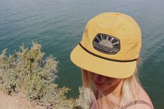 We had to make more sun seeker hats... Because who doesn't want to seek more sunshine?!? Complete with warm tones and fun line work, this is the go-to accessory you need for all your sunny adventures! If you're needing a bit more color in your life, this is the hat for you! Summer Travel Trucker Hat, 5-panel, Warm Weather Sun Hats One Size, Summer Snapback Hats For Outdoor, One Size Fits Most Sun Hats For Warm Weather, Summer Travel 5-panel Snapback Hat, Yellow Cap For Vacation, Yellow Flat Brim Snapback Hat For Summer, Yellow Vacation Cap, Summer Snapback Hat For Travel