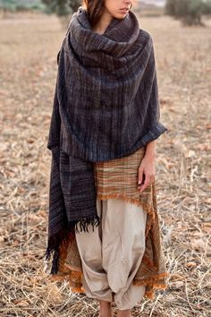 ❂ Beautiful Handwoven Yak wool Shawl . hand spun and woven in traditional methods ❂ ⫸⫸ SIZE ⫸⫸ About 2 x 1 m // 79" x 39" ⫸⫸ MATERIAL ⫸⫸ Handwoven Yak Wool ⫸⫸ COLOR ⫸⫸ Brown ❀ Please note that colors of handwoven fabrics are unique and may vary a bit . We embrace this quality, as just like you and me - even the fiber will be who they want to be! ❀ We focus on natural materials and aim to support traditional crafts and ancient skills ~ striving to go deeper to the source of all materials Our vision is to be able to connect with each being involved in the making from the very source, Being able to Source the most ethical, fair trade, Eco and conscious materials  🙏 Caring 🙏 Handmade fabrics are best washed by hand or cold cycle with an ecological detergent (for our Earth 🌏) Feel free to sh Handwoven Shawls, Winter Shawl, Handwoven Fabric, Wool Shawl, Traditional Crafts, The Source, Alpaca Wool, Wool Scarf, Hand Spinning