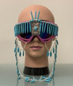 blinged out goggles Festival Captain Hat, Captain Hat, Sunglasses, Hats, Beauty