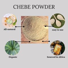 Try our 100 % Original chebe powder sourced straight from chad . ✔  PROMOTES HAIR GROWTH  ✔ RESTORES DRY AND DAMAGED HAIR   Ideal for all hair type Chebe powder is great for hair that may have suffered from years of plaiting, heat or chemical treatments. CHEBE - often referred to as chadian Hair growth Fertilizer treats and restores weak, damaged, brittle and dry hair to leave hair looking smooth and healthy. INGREDIENTS - Contains natural herbs, vitamins and proteins that combine to promote hai Chebe Powder, Esential Oils, Black Castor Oil, Hair Regrowth, Promotes Hair Growth, Hair Growth Oil, Natural Hair Growth, Natural Herbs, Grapeseed Oil