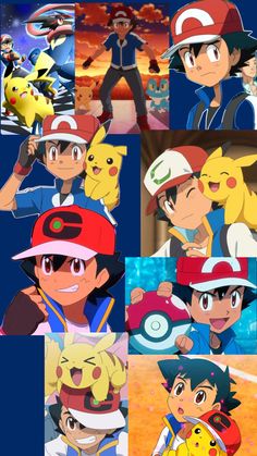 many different images of pokemon characters