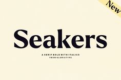 the font and typeface for speakers