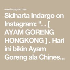 Sidharta Indargo on Instagram: ".
.
[ AYAM GORENG HONGKONG ]
.
Hari ini bikin Ayam Goreng ala Chinese Style…biar mudah kita namakan dia Ayam Goreng Hongkong
.
Rasanya gurih asin, disandingkan ama krupuk makin nikmat

Untuk krupuk, aku pake brand dari @komodofoods sudah dipercaya keluarga Indonesia sejak 1965 , variannya banyak dan mudah didapat
.
Soal rasa , dijamin deh enaknya, dan variannya itu lho banyak. Termasuk varian stik yg aku pake buat pendamping Ayam Goreng Hongkong ku
.
Produk @komodofoods
✅HALAL
✅Serifikasi BPOM/SNI
✅Kualitas ekspor (fresh ingredients, no pengawet)
✅Praktis, tidak perlu dijemur 
.
Kalian bisa dapatkan produk @komodofoods di TOKOPEDIA/SHOPEE
.
Juga di supermarket dan toko langganan anda : Bonnet, Bilka, Hero, Ranch Market, The Gourmet, Pusol Bu Rudy, Wisata Ras