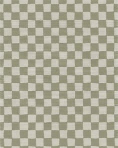 a green and white checkered fabric