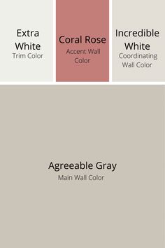 the different shades of paint that are used in this color scheme for walls and ceilings