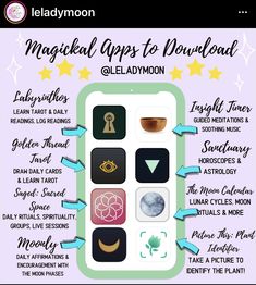 Golden Thread Tarot, Astrology For Beginners, Types Of Witches, Cosmic Witch, Apps To Download, Wicca For Beginners, Tarot Horoscope, Witch Board