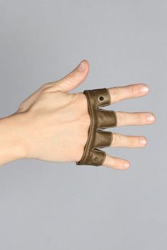 Feeling punchy? If you want a ring on every finger then these knuckles are what you need! SOLD SINGLY - Get two for a pair 100% leather Tiny stud detail Available in white, black, or bronze Made exclusively for Five and Diamond Knuckle Gloves, Steam Trunk, Sandra Oh, Concept Clothing, Leather Workshop, Workout Without Gym, Tiny Studs, Character Design Male, Goat Leather