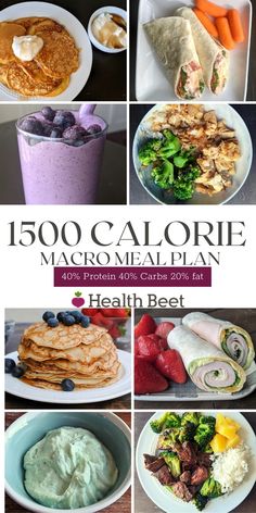 1500 Calorie Meal Plan, Plats Healthy, Macro Friendly Recipes, Best Fat Burning Foods, Calorie Meal Plan, Macro Meals