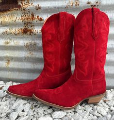 Red Suede Boots, Cowgirl Ankle Boots, Boot Scootin Boogie, Dan Post Boots, Western Shoes, Black Cowgirl, Homeward Bound, Rodeo Queen, Girly Dresses