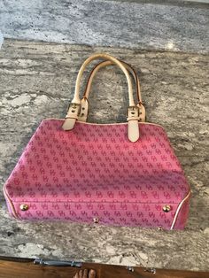 My Shopping List, Pink Canvas, Dooney And Bourke, Canvas Handbags, Dooney & Bourke, Cute Bags, Louis Vuitton Speedy Bag, Dream Wardrobe, Shopping List