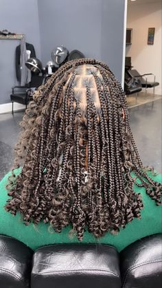 Short Bohemian Knotless Braids, Braids Hair Ideas, Bohemian Knotless Braids, Bohemian Knotless, Journey Art, Short Box Braids Hairstyles