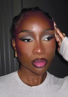 Cool Toned Eye Makeup, Showgirl Makeup, Prom Makeup Looks, Cute Makeup Looks, Soft Glam, Face Card