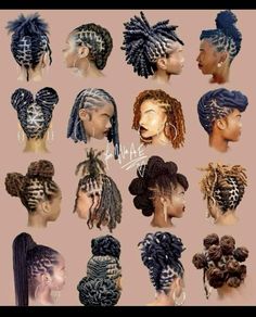 Styling Short Dreadlocks Black Women, Styling Locs For Wedding, Prom Hairstyles For Locs, Short Loc Hairstyles For Black Women, Updo Styles For Locs, Locs Hairstyles For Women Shoulder Length, Short Loc Styles For Women Locks, Styles For Short Locs For Women, Short Loc Hairstyles For Women